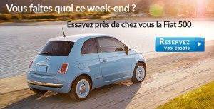 Essayez la Fiat 500 gratuitement près de chez vous